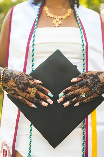 UMass Amherst graduation portrait session on campus